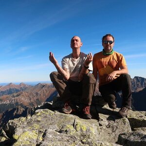 Bouřka on the summit of Mengusovský štít (21.10.2024 11:27)