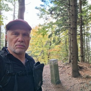 Rastislav Biarinec on the summit of Syhlec (12.10.2026 14:16)