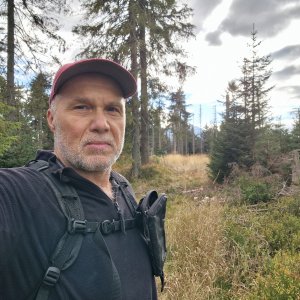 Rastislav Biarinec on the summit of Broski (12.10.2026 15:15)