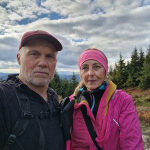 Rastislav Biarinec on the summit of Kiczorka (12.10.2026 15:35)
