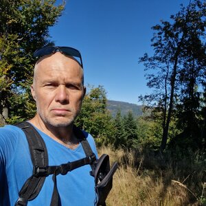 Rastislav Biarinec on the summit of Wielki Groń (22.9.2024 12:37)