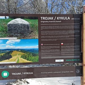 Ľuboš on the summit of Kykula (20.1.2024 11:45)