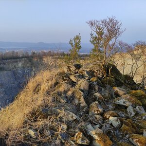 Vratislav Sejkora on the summit of Tachovský vrch (6.3.2024 16:59)