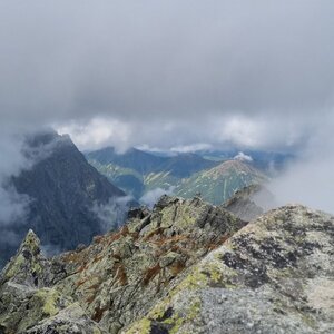 Lenka Hradská on the summit of Kôprovský štít (17.9.2023 10:48)