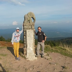 kimonako na vrcholu Králický Sněžník (1.10.2016 15:42)