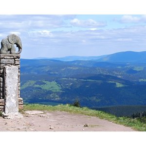 76kamila on the summit of Králický Sněžník (8.5.2025 14:14)