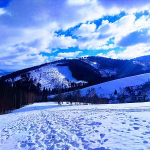 Jirka M. na vrcholu Králický Sněžník (22.2.2019 12:05)
