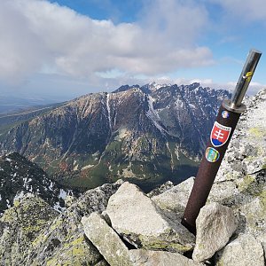 Šárka na vrcholu Tupá (13.10.2022 10:17)