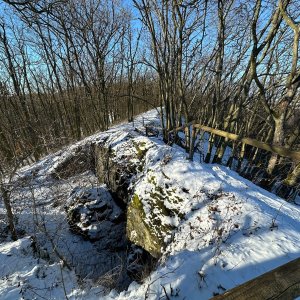 akam na vrcholu Dědek (13.1.2025 11:07)
