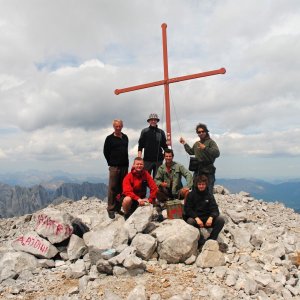 ThrasherVojti on the summit of Maja e Jezercës (14.8.2012 13:26)