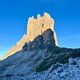 Radim na vrcholu Forcella Lavaredo