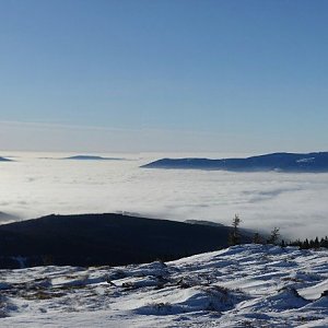 Petr Mikeska na vrcholu Keprník (25.1.2020 15:59)