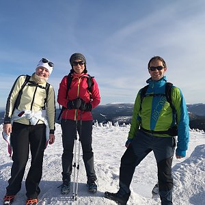 Martin na vrcholu Keprník (20.2.2021 12:10)