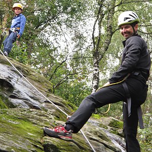 David on the summit of Oderwitzer Spitzberg (1.9.2012 11:00)
