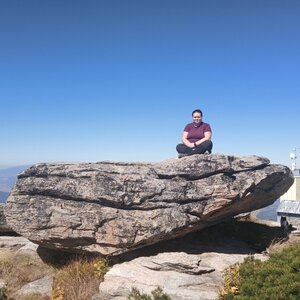 Lenka Sajkova on the summit of Jastrebec (27.9.2024 13:53)