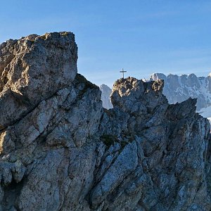 Martin Matějka on the summit of Cir V (30.6.2015 14:45)