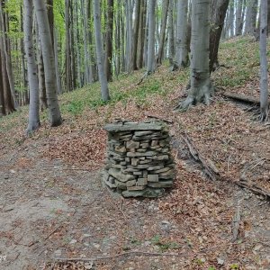 Zdena Trommler na vrcholu Červený kámen (5.5.2026 11:36)
