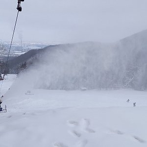 David Korček na vrcholu Červený kámen (17.1.2021 10:23)