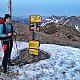 Martin Horáček on peak Volovec