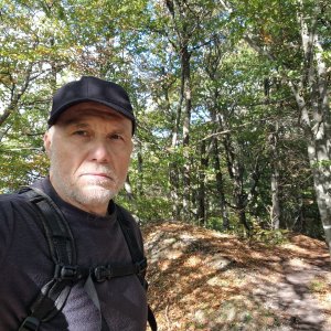 Rastislav Biarinec on the summit of Skalky nad Hájom S2 (11.10.2026 13:21)