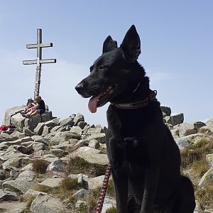 Martin Mares on the summit of Ďumbier (19.8.2022 14:00)