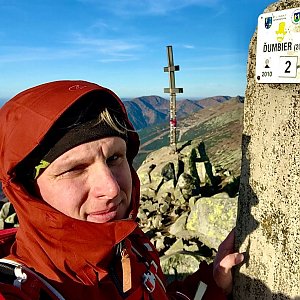 Stanislav Jahoda na vrcholu Ďumbier (27.10.2019 17:27)