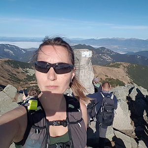 Marcela Kubíčková na vrcholu Ďumbier (28.10.2022 12:00)