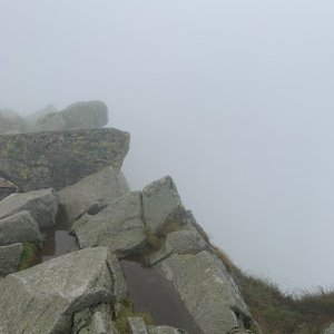 Jan Drabina on the summit of Ďumbier (23.8.2020 12:00)