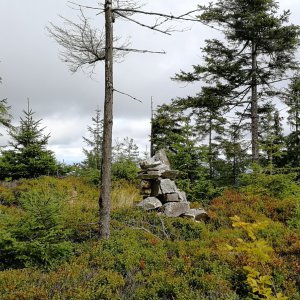 Vladimír Grančay on the summit of Zámecký pahorek (2.9.2023 12:02)