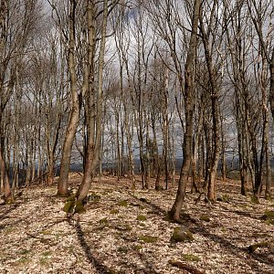 Bouřka na vrcholu Hůrka (3.4.2023 14:37)
