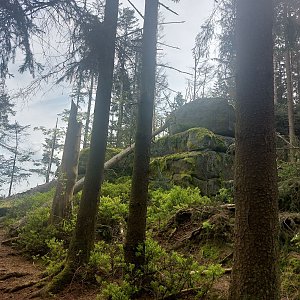 Cyklista 73 on the summit of Luč (20.5.2023 10:05)