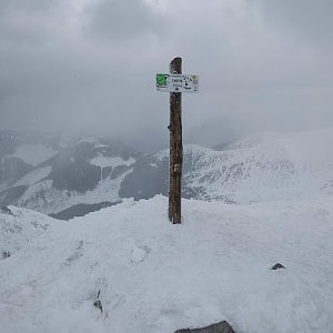 Jenda na vrcholu Chopok (5.3.2019 12:15)