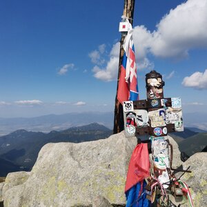 Šárka na vrcholu Chopok (5.9.2024 14:38)