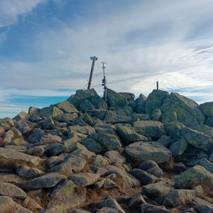 AlenaŠ on the summit of Chopok (27.9.2026 9:02)