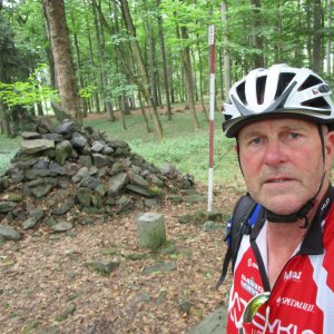 Michal Kříž on the summit of Buková hora (19.7.2026 10:52)