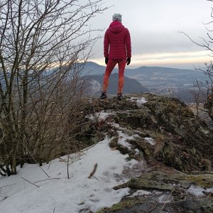Monika na vrcholu Panna (25.1.2025 10:58)
