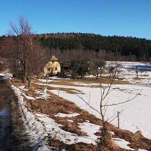 Vladimír Grančay on the summit of Běleč (16.2.2017 12:35)