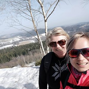 vendulka111 na vrcholu Špičák (25.2.2021 13:00)