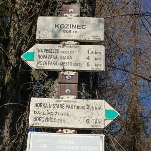 Petr Wendler na vrcholu Kozinec (8.3.2025 12:28)