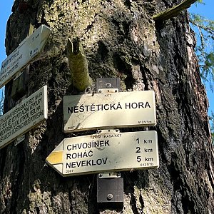 Jaroslav Mužík na vrcholu Neštětická hora (15.5.2022 10:24)