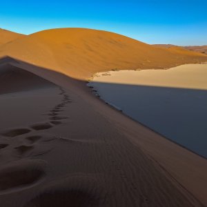 Martin Runkas on the summit of Big Daddy Dune (2.3.2025 8:00)