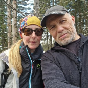 Rastislav Biarinec na vrcholu Čebrať (10.4.2023 15:02)