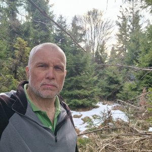 Rastislav Biarinec on the summit of Črchľa J (4.3.2026 15:38)