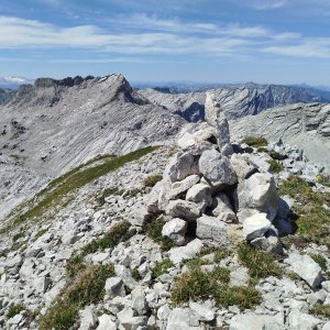 Jan Blažej on the summit of Pfaffenschneid (25.7.2026 12:38)