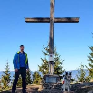 Jiří Králík on the summit of Masenberg (7.4.2026 15:33)