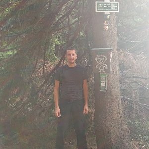 PeteBukař na vrcholu Travný (26.9.2019 16:17)