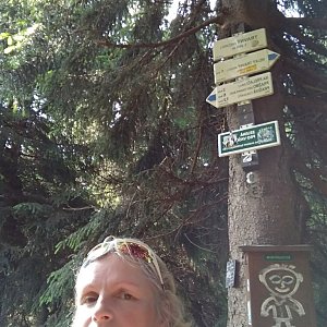 Katka na vrcholu Travný (18.6.2018 16:35)
