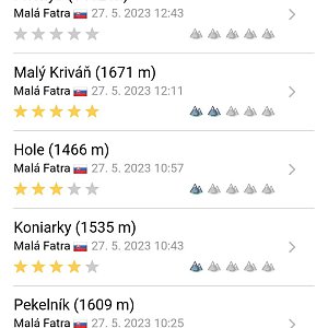 Horalka Anička na vrcholu Hole (27.5.2023)