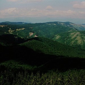 Bouřka na vrcholu Hrb (23.7.2002 12:18)