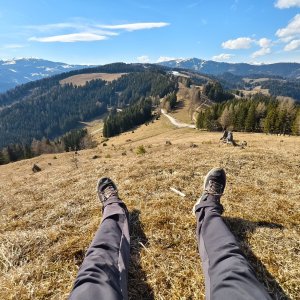 Jiří Králík na vrcholu Bischofeck (5.4.2026 15:40)